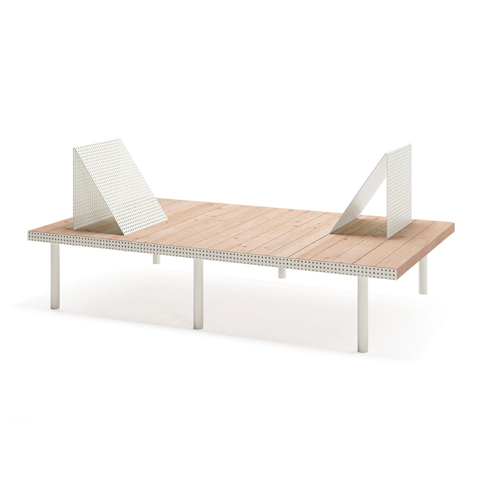 Holmen 2 Seater Public Lounge Bench